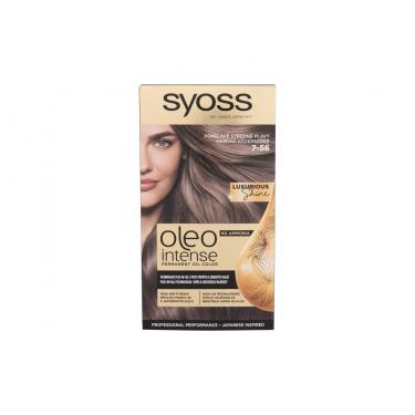 Syoss Oleo Intense Permanent Oil Color 50Ml  Per Donna  (Hair Color)  7-56 Ashy Medium Blonde