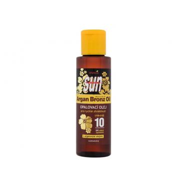 Vivaco Sun Argan Bronz Suntan Oil  100Ml   Spf10 Unisex (Lozione Solare Per Il Corpo)