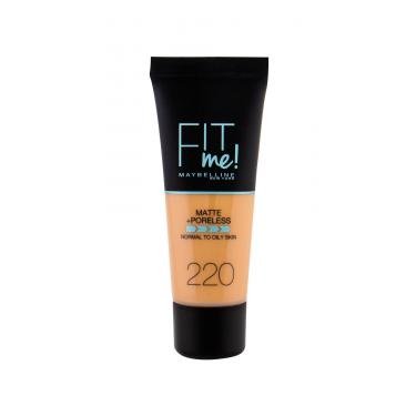 Maybelline Fit Me! Matte + Poreless  30Ml 220 Natural Beige   Per Donna (Makeup)