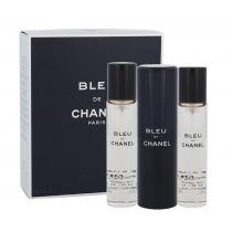Chanel Bleu De Chanel   3X20Ml  Twist And Spray  Per Uomo (Eau De Toilette)