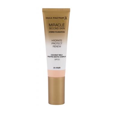 Max Factor Miracle Second Skin   30Ml 01 Fair  Spf20 Per Donna (Makeup)