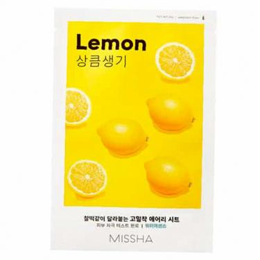 Missha Airy Fit Sheet Mask 19G Lemon (Face Mask) Unisex Missha Airy Fit Sheet Mask 19G Lemon (Face Mask) Unisex