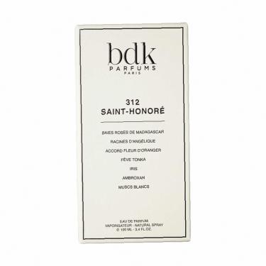 Bdk Parfums 312 Saint-Honoré 100Ml (Eau De Parfum) Unisex Bdk Parfums 312 Saint-Honoré 100Ml (Eau De Parfum) Unisex