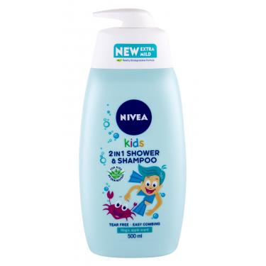 Nivea Kids 2In1 Shower & Shampoo  500Ml   Magic Apple Scent K (Bagnoschiuma)
