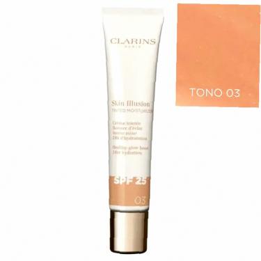 Clarins Skin Illusion 40Ml Tinted Moisturizer  Spf25 (Bb Cream) Per Donna  03