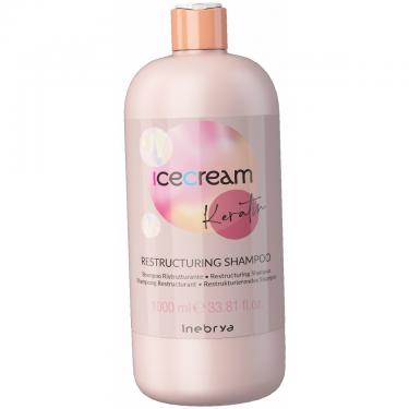 Inebrya Ice Cream Keratin 1000Ml Restructuring Shampoo (Shampoo) Unisex Inebrya Ice Cream Keratin 1000Ml Restructuring Shampoo (Shampoo) Unisex