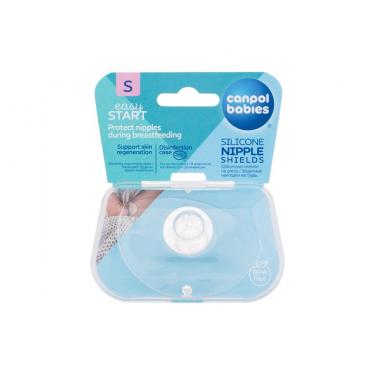 Canpol Babies Easy Start Silicone Nipple Shields 2Pc Per Donna (Breast Pads) S Canpol Babies Easy Start Silicone Nipple Shields 2Pc Per Donna (Breast Pads) S