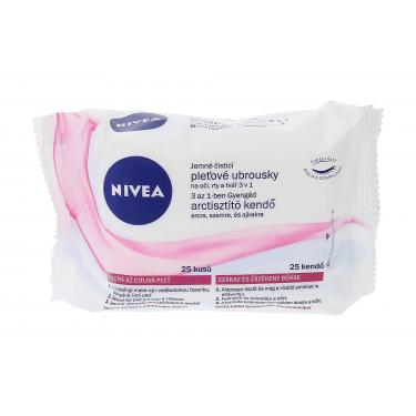 Nivea Cleansing Wipes Gentle  25Pc   3In1 Per Donna (Salviette Detergenti)