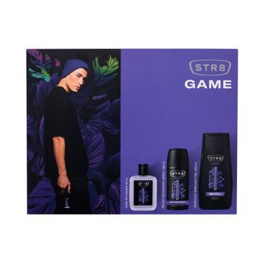 Str8 Game  50Ml Aftershave Water 50 Ml + Deodorant 150 Ml + Shower Gel 250 Ml Per Uomo  Deodorant(Aftershave Water)  