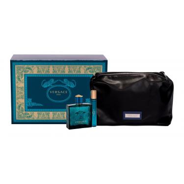 Versace Eros  Edt 100 Ml + Edt 10 Ml + Cosmetic Bag 100Ml    Per Uomo (Eau De Toilette)