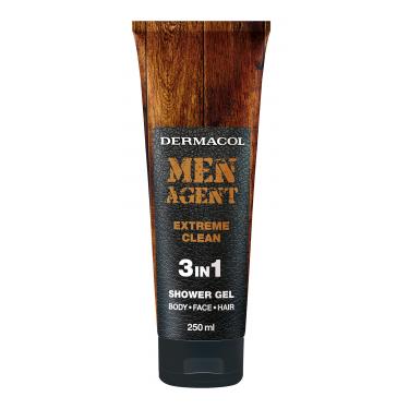 Dermacol Men Agent Extreme Clean  250Ml   3In1 Per Uomo (Bagnoschiuma)