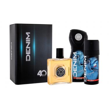 Denim Original  Aftershave Water 100 Ml + Shower Gel 250 Ml + Deodorant 150 Ml 100Ml    Per Uomo (Aftershave Water)