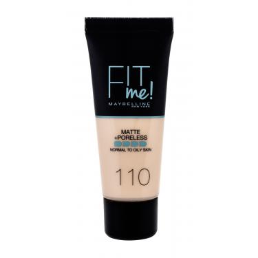 Maybelline Fit Me! Matte + Poreless  30Ml 110 Porcelain   Per Donna (Makeup)