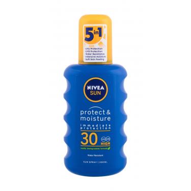 Nivea Sun Protect & Moisture   200Ml   Spf30 Unisex (Lozione Solare Per Il Corpo)