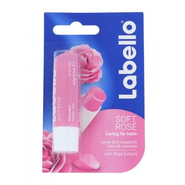 Labello Soft Rose   5,5Ml    Per Donna (Balsamo Per Le Labbra)