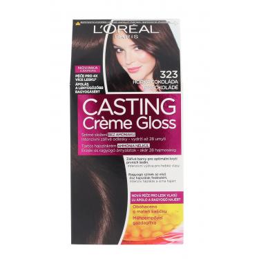 L'Oréal Paris Casting Creme Gloss   48Ml 323 Darkest Chocolate   Per Donna (Tinta Per Capelli)