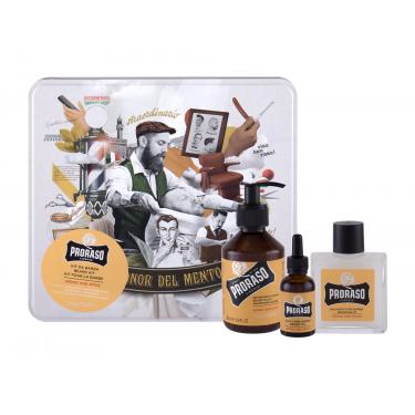 Proraso Wood & Spice Beard Wash Beard Shampoo 200 Ml + Beard Balm 100 Ml + Beard Oil 30 Ml + Jar 200Ml    Per Uomo (Shampoo)