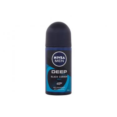 Nivea Men Deep Black Carbon Beat  50Ml   48H Per Uomo (Antitraspirante)