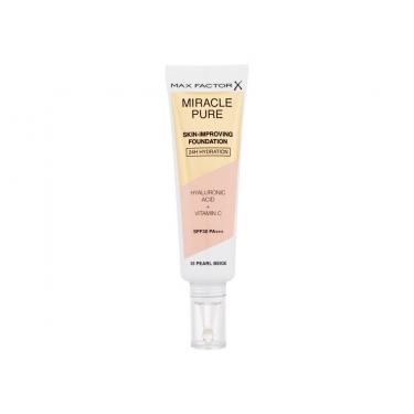 Max Factor Miracle Pure Skin-Improving Foundation  30Ml 35 Pearl Beige  Spf30 Per Donna (Makeup)