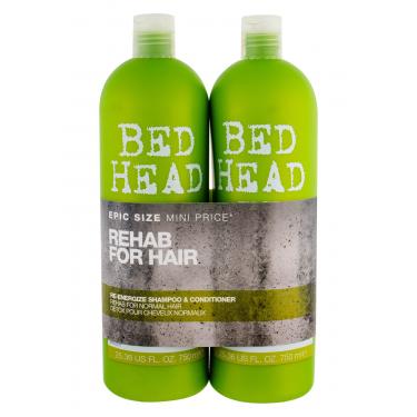 Tigi Bed Head Re-Energize 750Ml Bed Head Re-Energize Shampoo + 750Ml Bed Head Re-Energize Conditioner 750Ml    Per Donna (Shampoo)