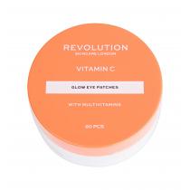Revolution Skincare Vitamin C Glow Eye Patches  60Pc    Per Donna (Maschera Per Gli Occhi)