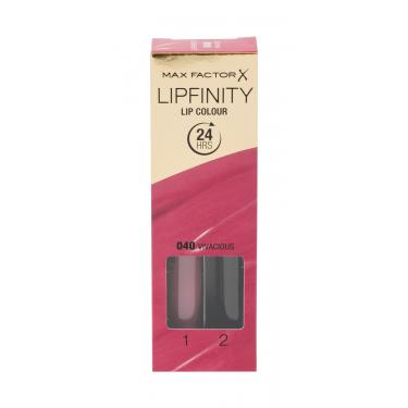 Max Factor Lipfinity Lip Colour  4,2G 040 Vivacious   Per Donna (Rossetto)