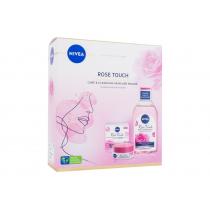 Nivea Rose Touch  50Ml Day Gel-Cream Rose Touch 50 Ml + Micellar Water Rose Touch 400 Ml Per Donna  Micellar Water(Day Cream) Care & Cleansing Skincare Regime 