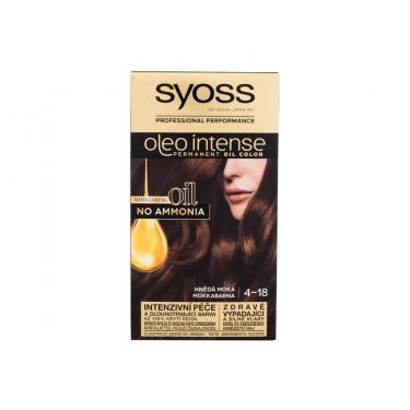 Syoss Oleo Intense Permanent Oil Color 50Ml  Per Donna  (Hair Color)  4-18 Mokka Brown