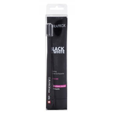Curaprox Black Is White  Tooth Paste Black Is White 90 Ml + Tooth Brush Black Is White 90Ml    Unisex (Dentifricio)