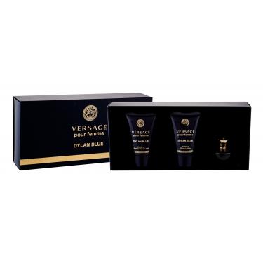 Versace Pour Femme Dylan Blue Edp 5 Ml + Body Lotion 25 Ml + Shower Gel 25 Ml 5Ml Per Donna (Eau De Parfum) Versace Pour Femme Dylan Blue Edp 5 Ml + Body Lotion 25 Ml + Shower Gel 25 Ml 5Ml Per Donna (Eau De Parfum)