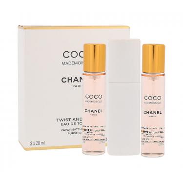 Chanel Coco Mademoiselle   20Ml  Twist And Spray 3X 20 Ml Per Donna (Eau De Toilette)