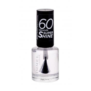 Rimmel London 60 Seconds Super Shine  8Ml 740 Clear   Per Donna (Smalto Per Unghie)