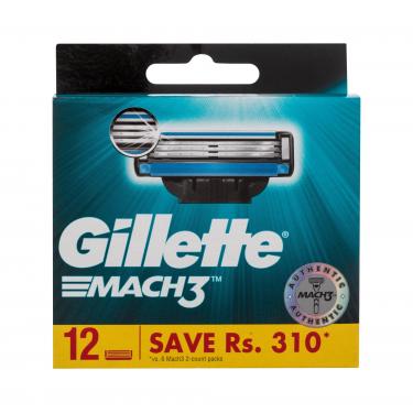 Gillette Mach3   12Pc    Per Uomo (Lama Di Ricambio)