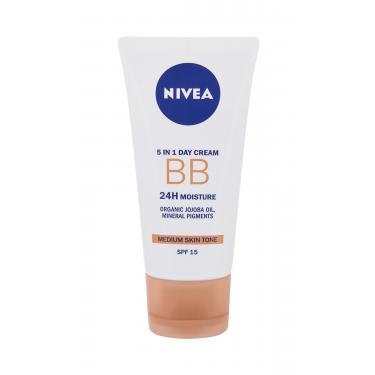 Nivea Bb Cream 5In1 Day Cream  50Ml Medium  Spf15 Per Donna (Crema Bb)