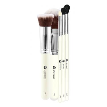 Dermacol Brushes  Cosmetic Brush D51 1 Pc + Cosmetic Brush D55 1 Pc + Cosmetic Brush D82 1 Pc + Cosmetic Brush D81 1 Pc + Cosmetic Brush D83 1 Pc 1Pc    Per Donna (Spazzola)