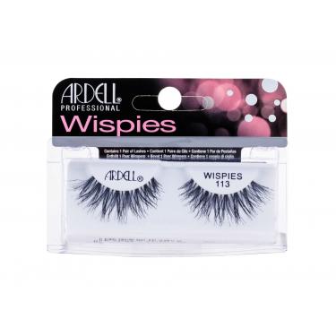 Ardell Wispies 113  1Pc Black   Per Donna (Ciglia Finte)