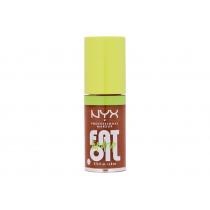 Nyx Professional Makeup Fat Oil 4,8Ml Lip Drip   (Lip Oil) Per Donna  06 Follow Black