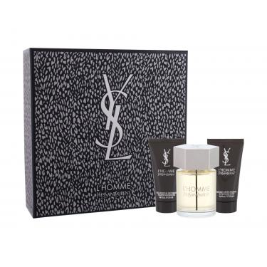 Yves Saint Laurent L´Homme  Edt 100Ml + 50Ml After Shave Balm + 50Ml Shower Gel 100Ml    Per Uomo (Eau De Toilette)