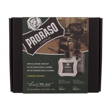 Proraso Cypress & Vetyver Special Beard Care Set Beard Shampoo Cypress & Vetyver 200 Ml + Beard Oil Cypress & Vetyver 100 Ml 200Ml    Per Uomo (Shampoo)