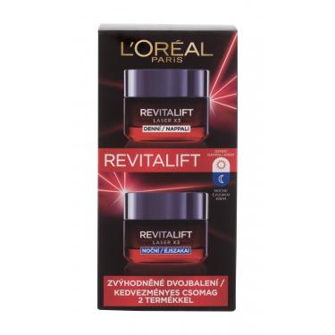 L'Oréal Paris Revitalift Laser X3 Day Cream Revitalift Laser X3 50 Ml + Night Cream Revitalift Laser X3 50 Ml 50Ml    Per Donna (Crema Da Giorno)