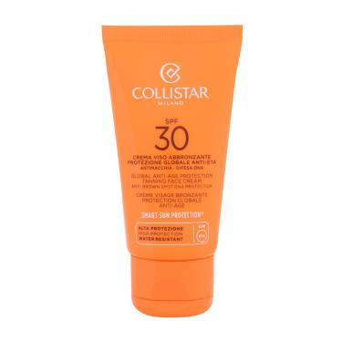 Collistar Special Perfect Tan Global Anti-Age Protection Tanning Face Cream  50Ml   Spf30 Per Donna (Cura Del Sole Per Il Viso)