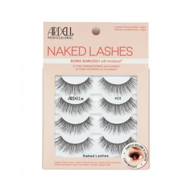 Ardell Naked Lashes 423  4Pc Black   Per Donna (Ciglia Finte)