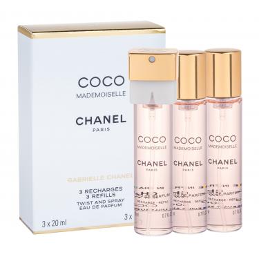 Chanel Coco Mademoiselle   20Ml  Refill 3X 20 Ml Per Donna (Eau De Parfum)