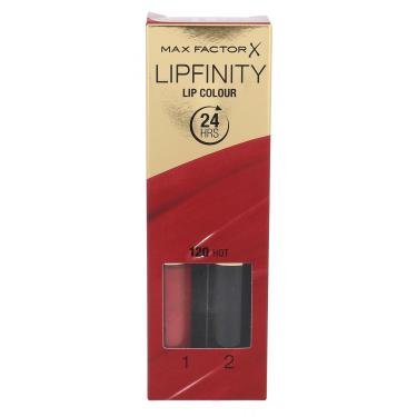 Max Factor Lipfinity Lip Colour  4,2G 120 Hot   Per Donna (Rossetto)