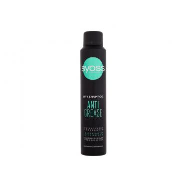 Syoss Anti Grease Dry Shampoo 200Ml  Per Donna  (Dry Shampoo)  