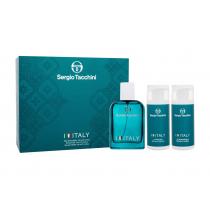 Sergio Tacchini I Love Italy  100Ml Edt 100 Ml + Shower Gel 100 Ml + Aftershave Balm 100 Ml Per Uomo  Aftershave Balm(Eau De Toilette)  