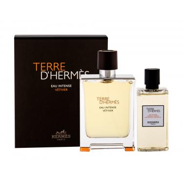Hermes Terre D´Hermes Eau Intense Vétiver Edp 100 Ml + Shower Gel 80 Ml 100Ml    Per Uomo (Eau De Parfum)