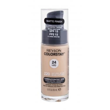 Revlon Colorstay Combination Oily Skin  30Ml 220 Natural Beige  Spf15 Per Donna (Makeup)