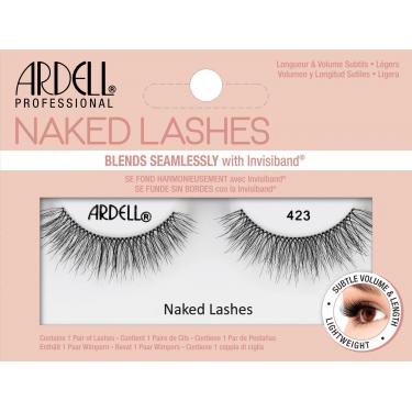 Ardell Naked Lashes 423  1Pc Black   Per Donna (Ciglia Finte)