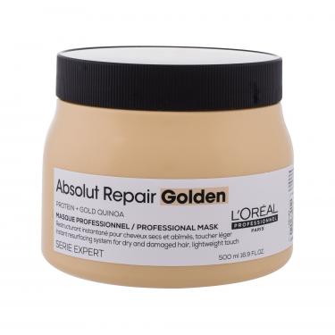 L'Oréal Professionnel Série Expert Absolut Repair Gold Quinoa + Protein  500Ml   Resurfacing Golden Masque Per Donna (Maschera Per Capelli) L'Oréal Professionnel Série Expert Absolut Repair Gold Quinoa + Protein  500Ml   Resurfacing Golden Masque Per Donna (Maschera Per Capelli)